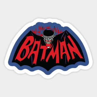 LAUGHING BAT 1966 1 Sticker